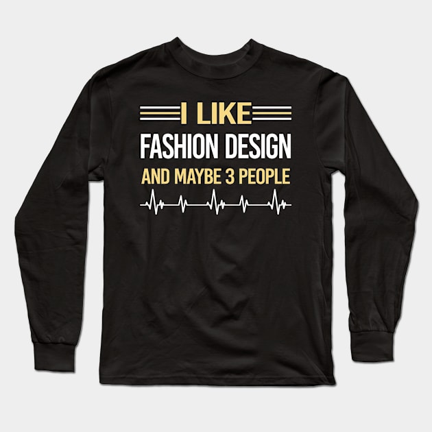 3 People Fashion Design Long Sleeve T-Shirt by symptomovertake